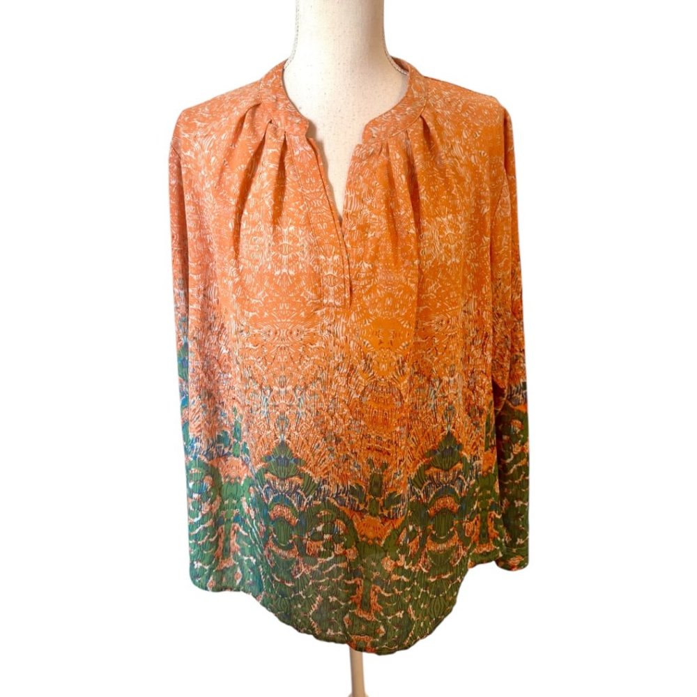 ❤️PRETTY PRINT TOP PLUS 1X #X - Picture 1 of 8
